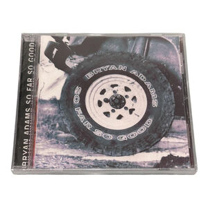 Bryan Adams CD So Far So Good 1993 Album Greatest Hits Rock Pop A&M Gray